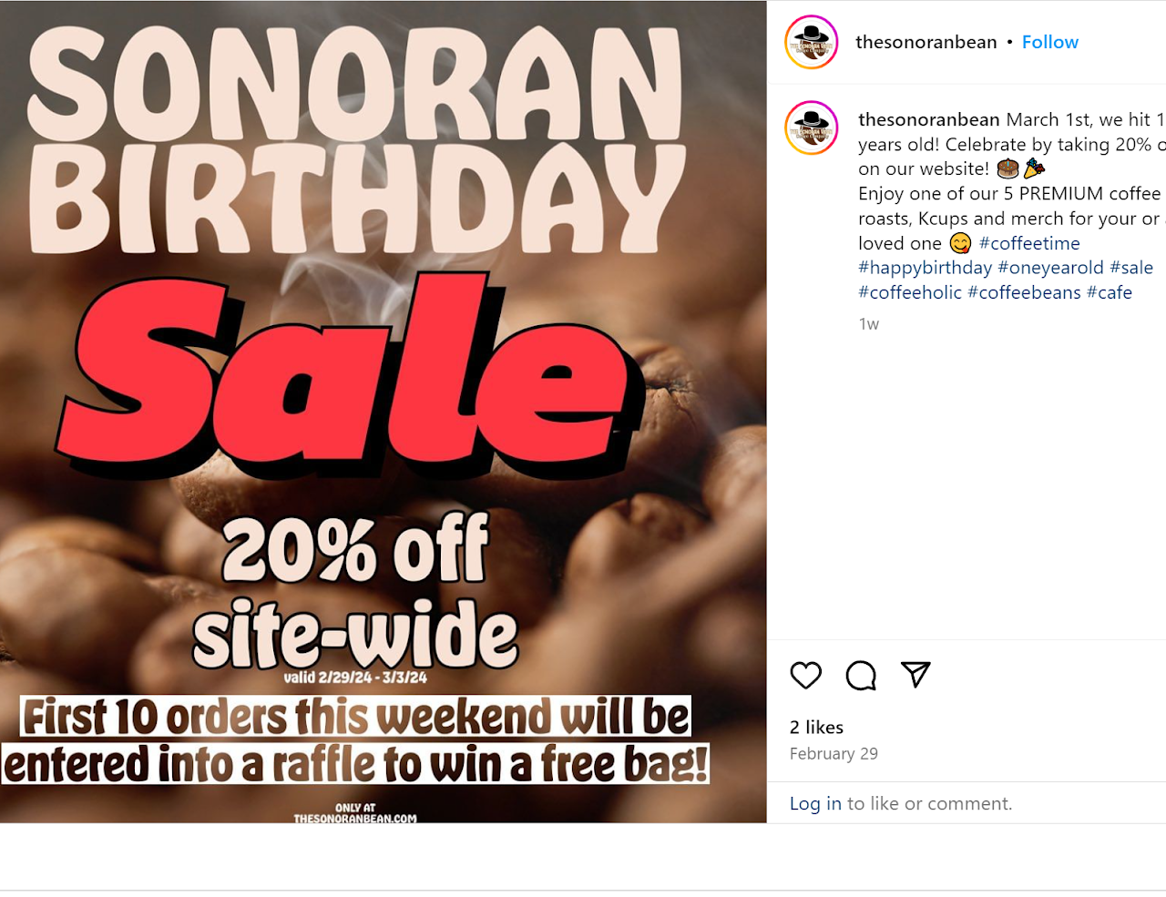 Birthday Sale Campaign